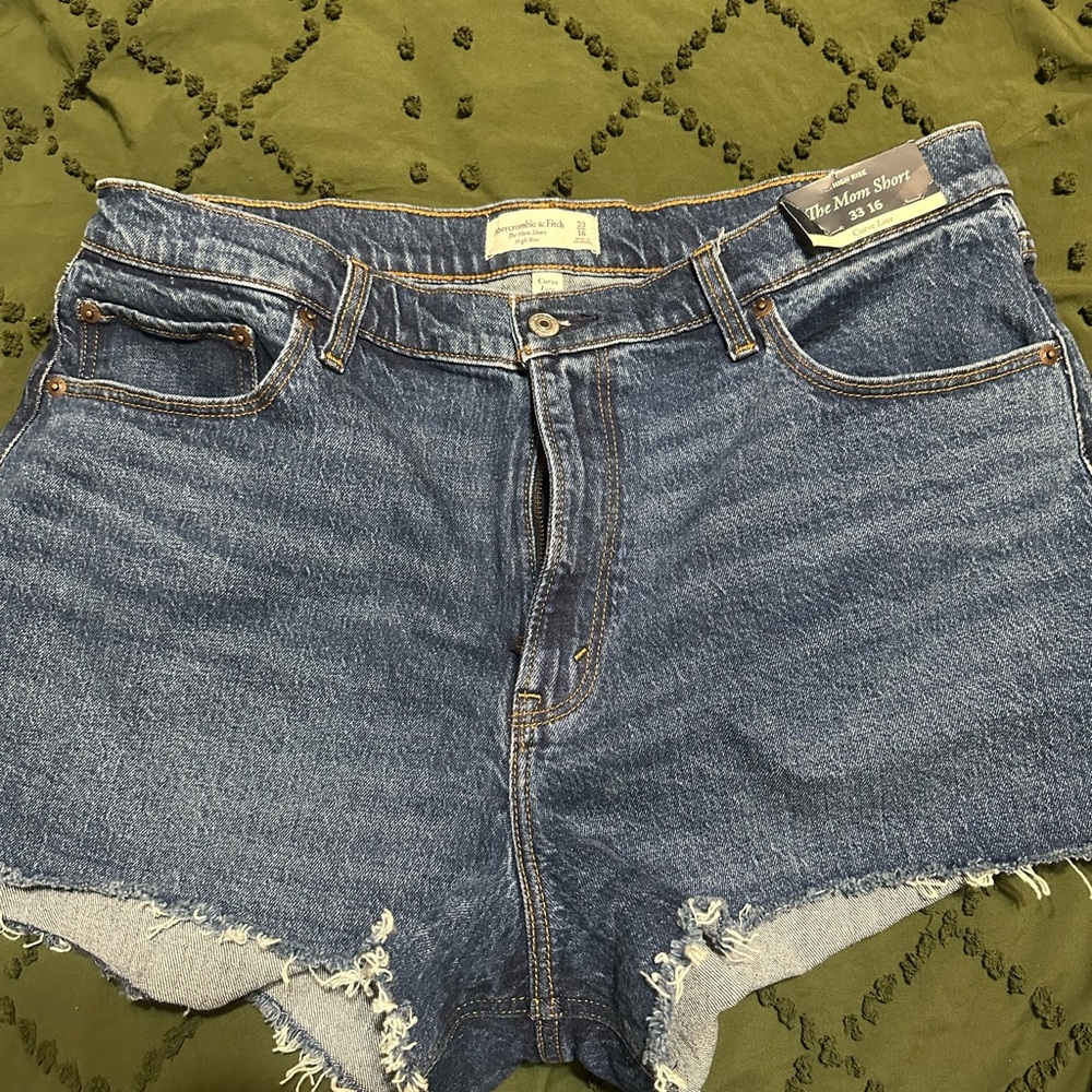 Abercrombie & Fitch Blue Jean Shorts